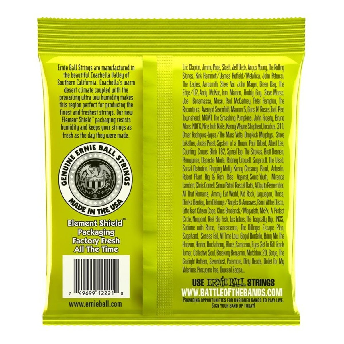Encordado Ernie Ball 2221