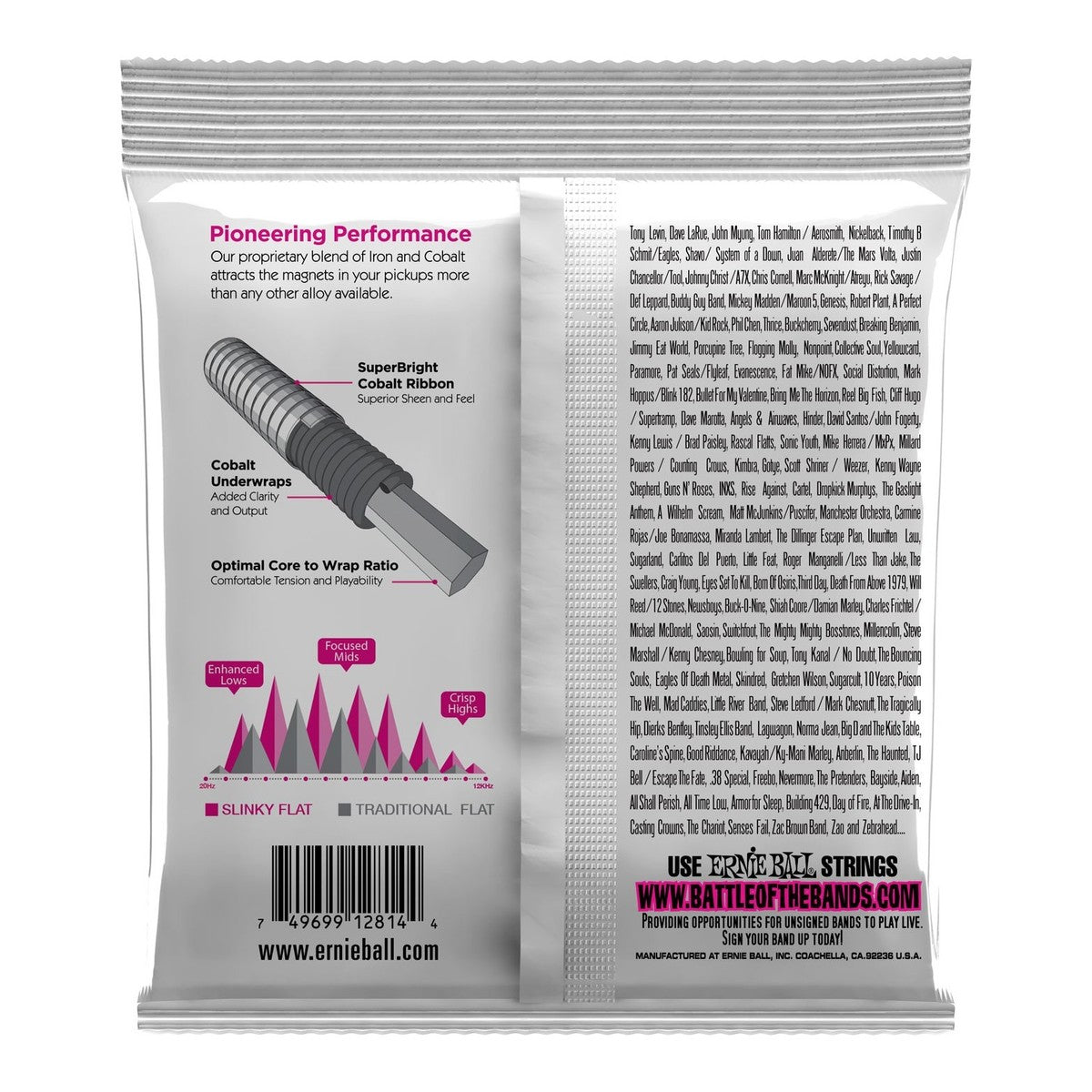 Encordado Ernie Ball 2814