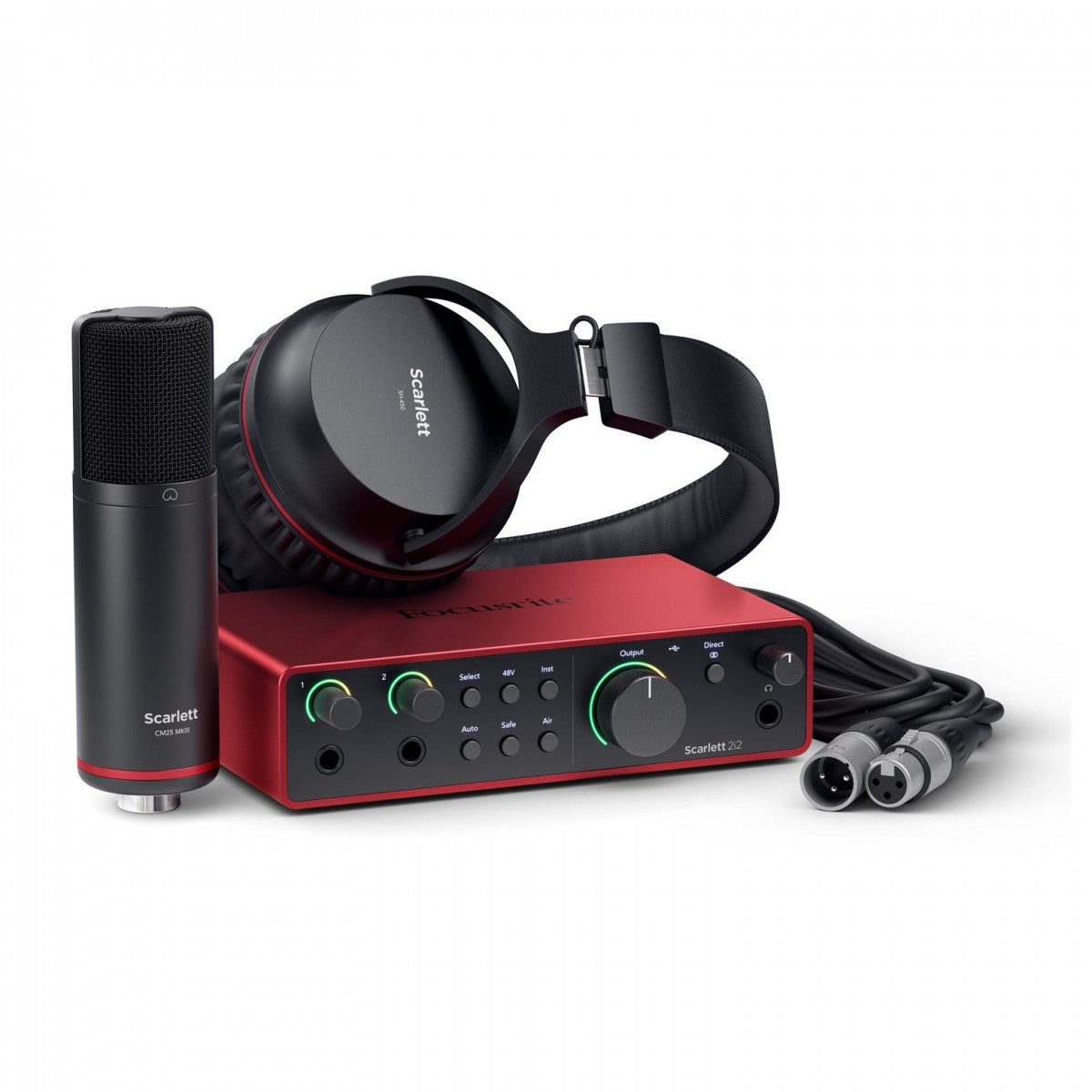 Kit Grabacion Focusrite Scarlett 2I2 Studio 4G