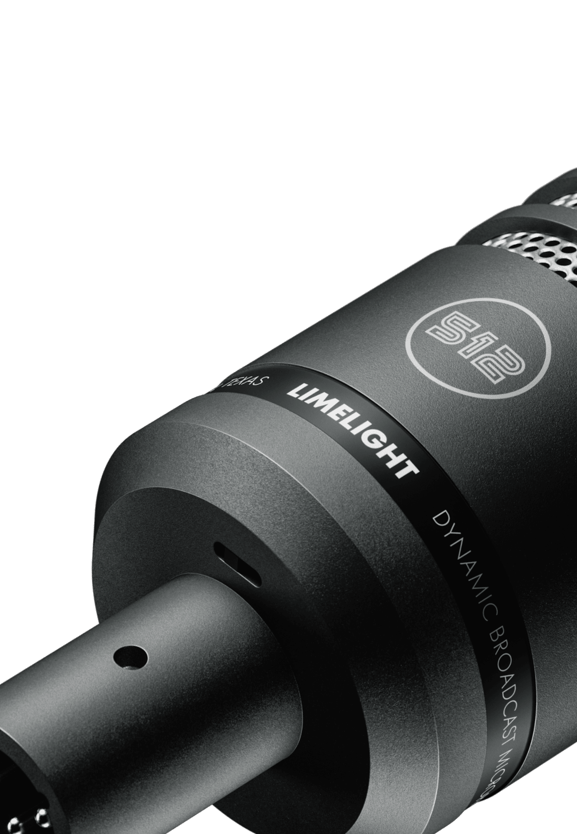 Micrófono 512 Audio Limelight, detalle de uso