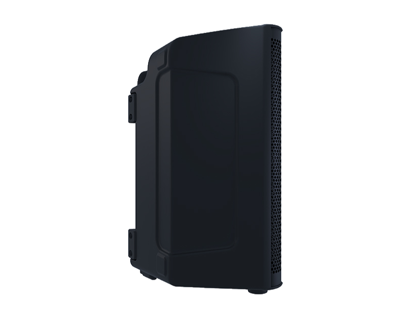 Cabina activa QSC CP8 vista lateral