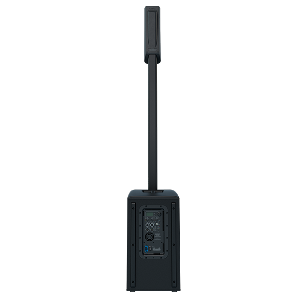 Sistema de columna QSC KC12 negro vista posterior