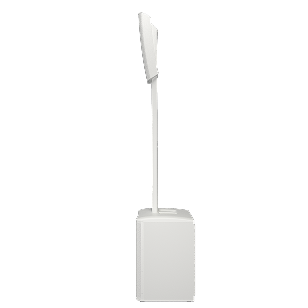 Sistema de columna QSC KC12 blanco vista lateral
