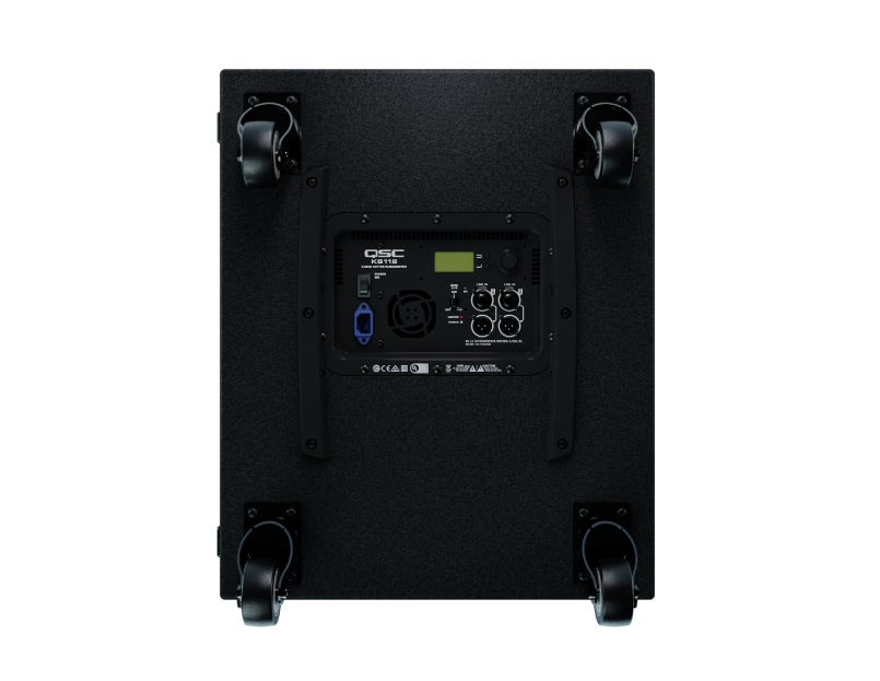 Subwoofer activo QSC KS118 vista posterior