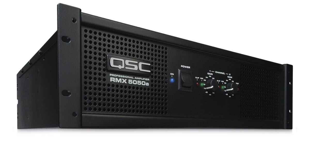 Amplificador QSC RMX5050a vista frontal
