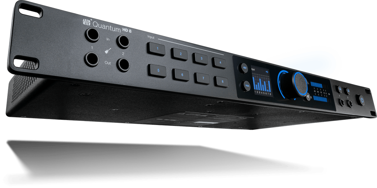 Interfaz PreSonus Quantum HD 8 vista diagonal
