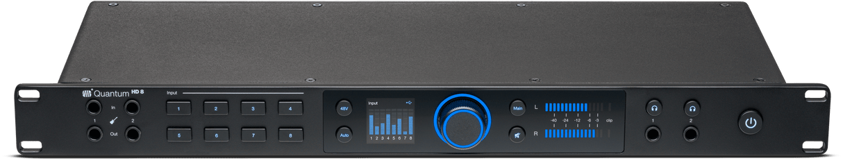 Interfaz PreSonus Quantum HD 8 vista frontal