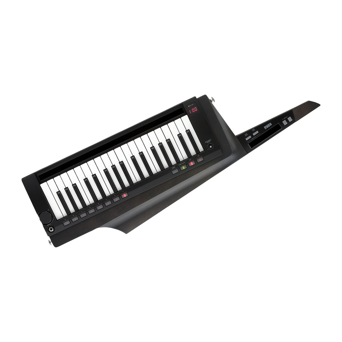 Sintetizador Korg RK 100S 2BK vista oficial completa sobre fondo blanco