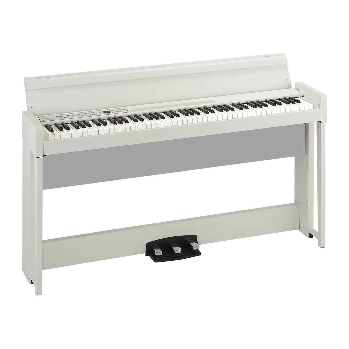 Piano Digital Korg C1 Air WH Blanco vista oficial completa sobre fondo blanco