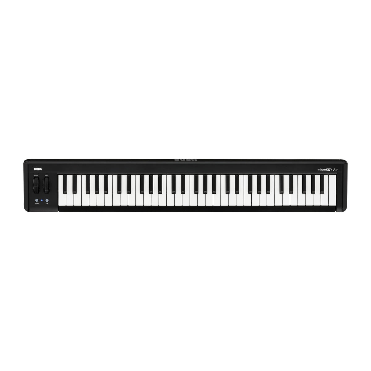 Controlador MIDI Korg microKEY2 61 Air vista oficial completa sobre fondo blanco