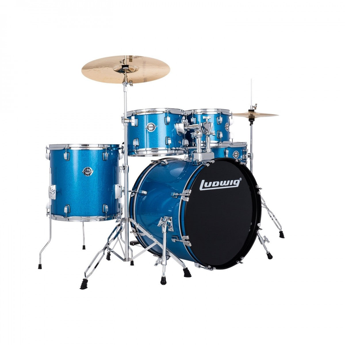Batería Acústica Ludwig Accent  Azul