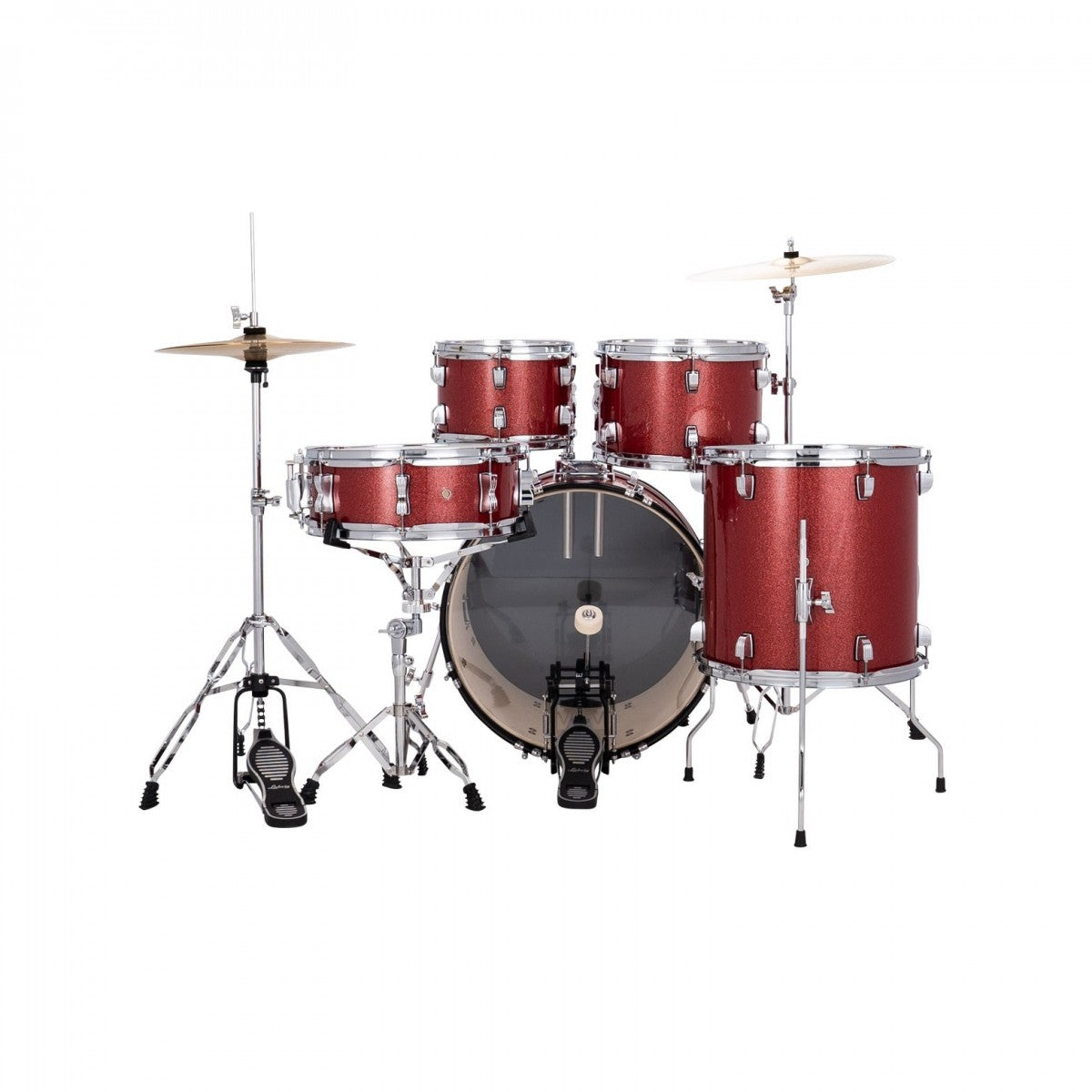 Batería Acústica Ludwig Accent Rojo