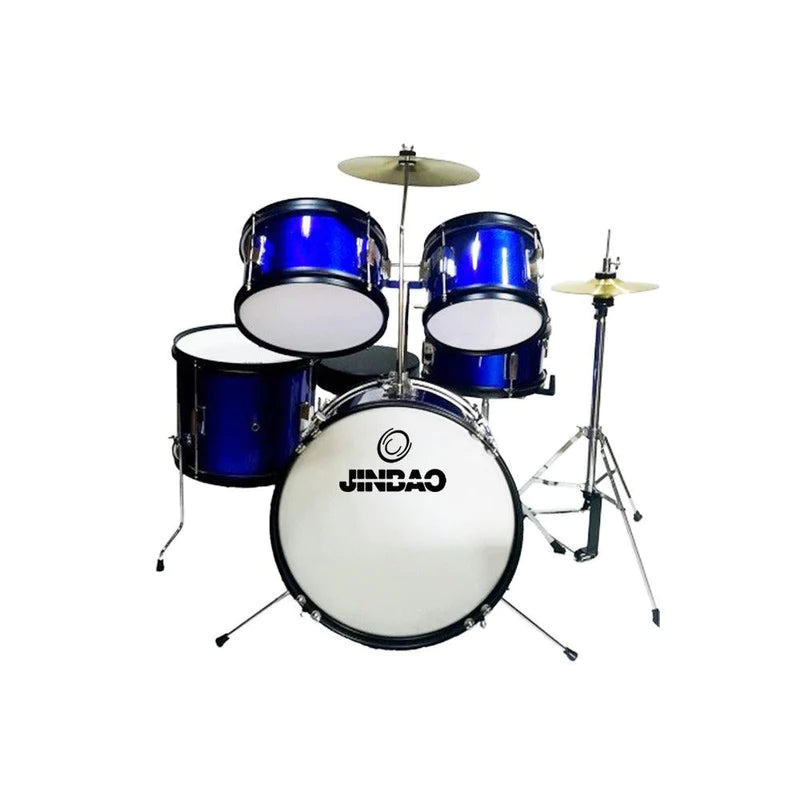 Batería Acústica Junior Jinbao 5 piezas Azul