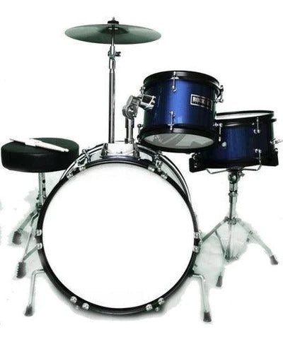 Batería Acústica Junior Jinbao 3 piezas Azul