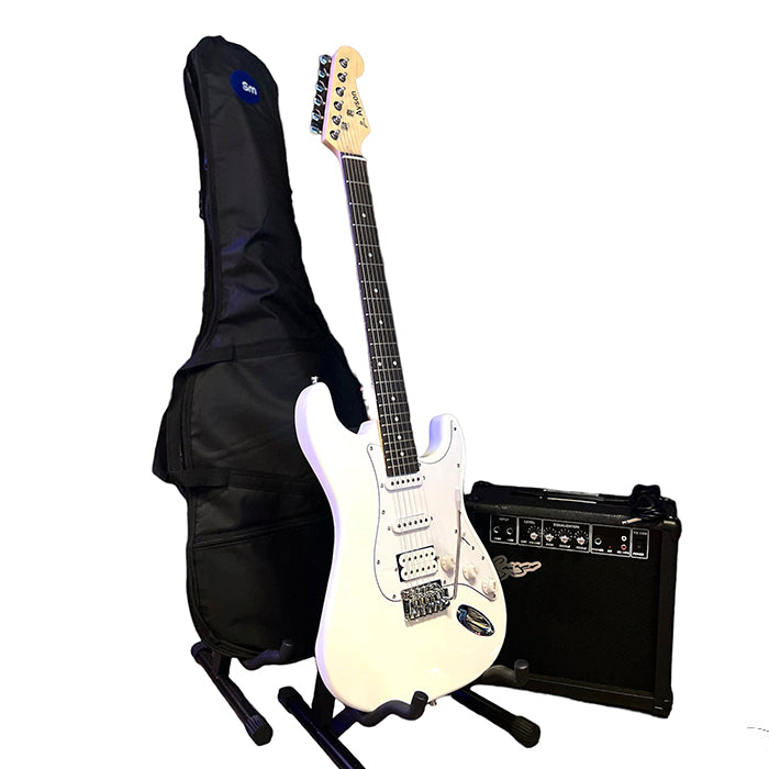 Combo Guitarra Eléctrica Ayson Blanco