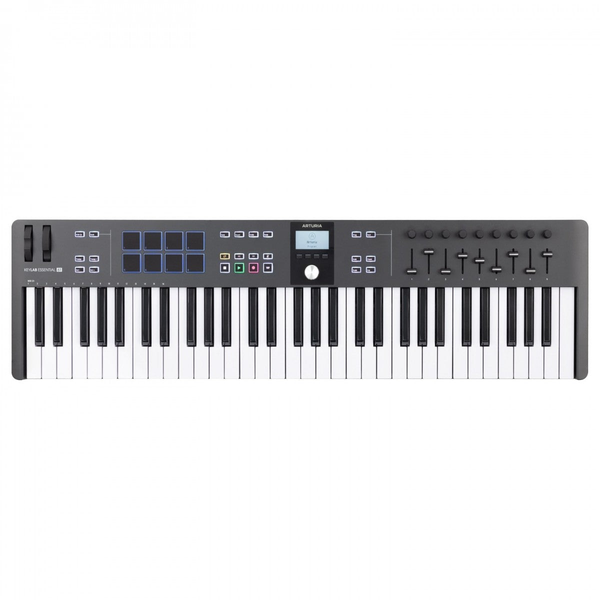 Controlador Midi Arturia Keylab Essential 61 Mk3 Negro