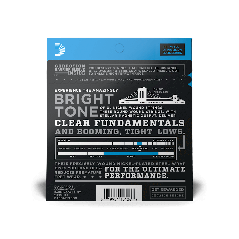 Encordado Daddario EXL165