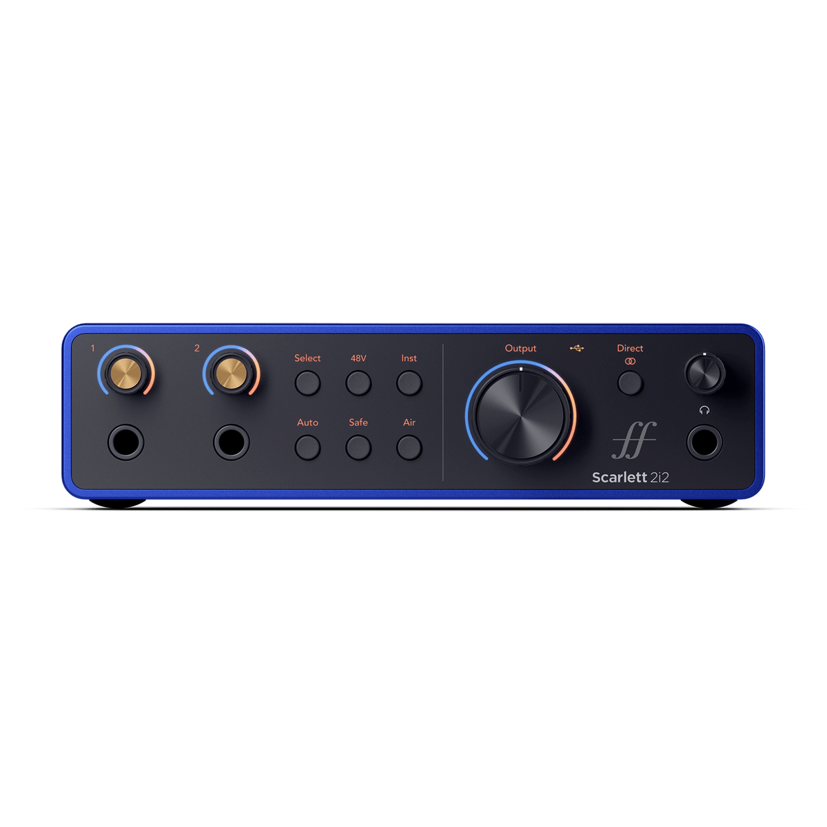 Focusrite Scarlett 2i2 Anniversary Edition, vista frontal