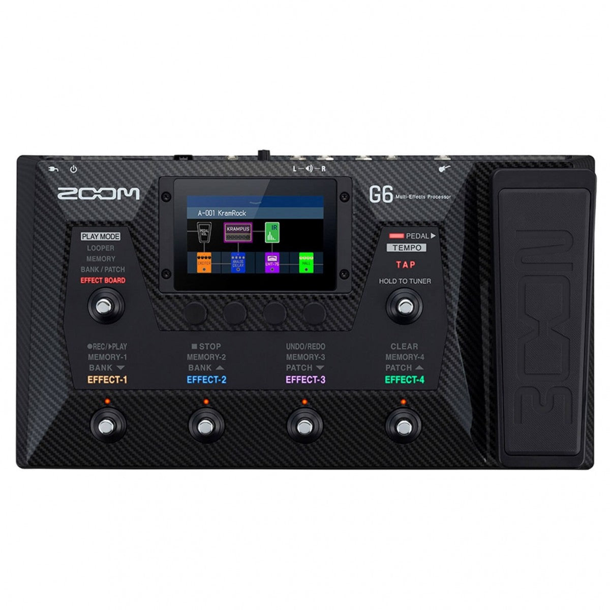Pedal Efectos Zoom G6