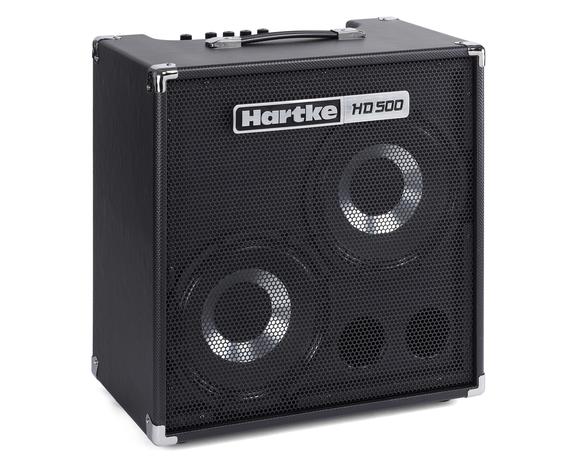 Amplificador combo para bajo Hartke HD500, vista angular