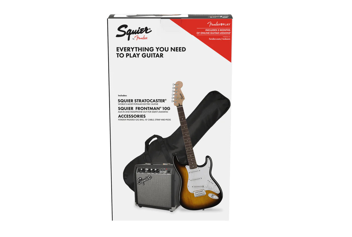 Combo Guitarra Eléctrica Fender Squier Stratocaster 10g Sunburst
