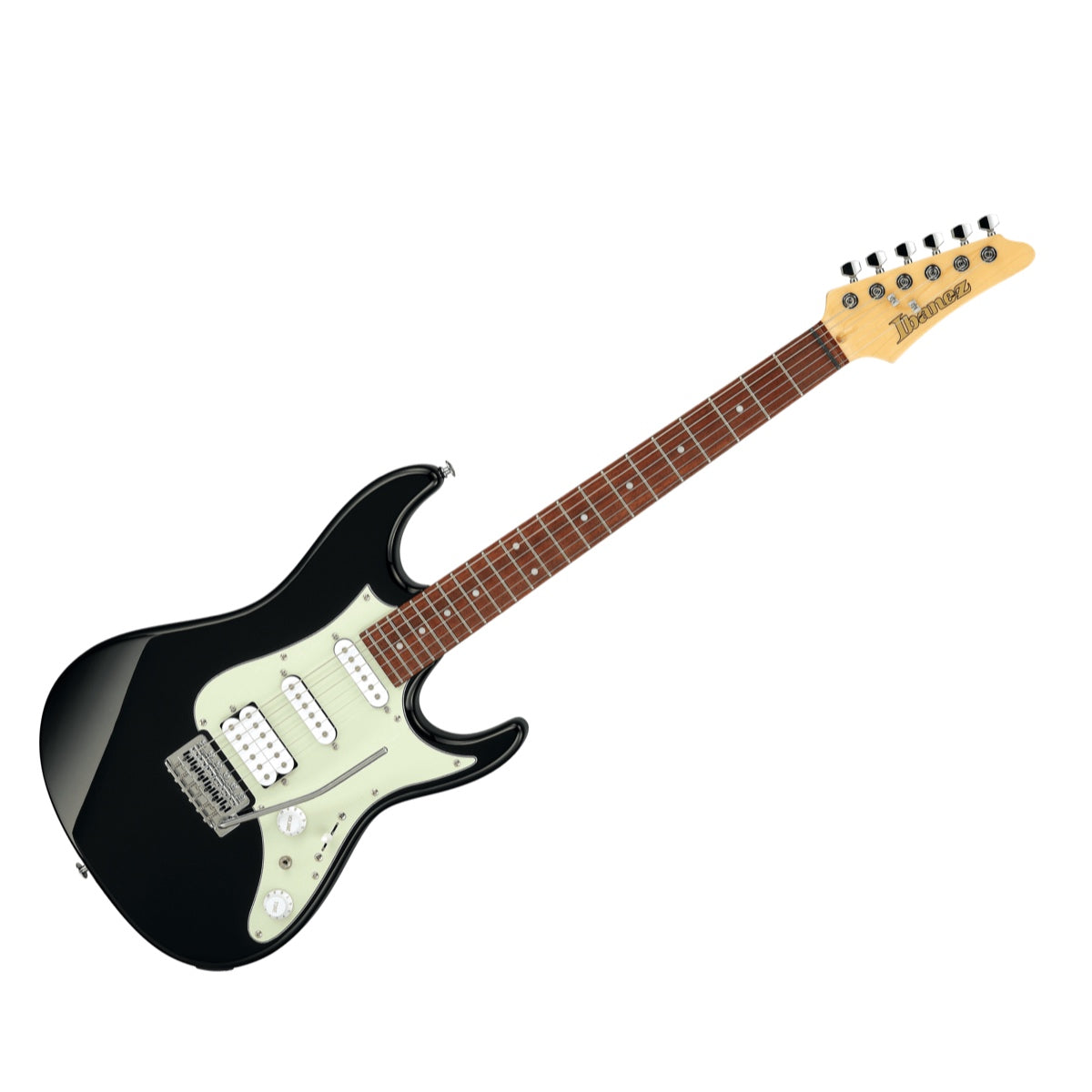 Guitarra eléctrica Ibanez AZES40-BK Black, vista principal diagonal