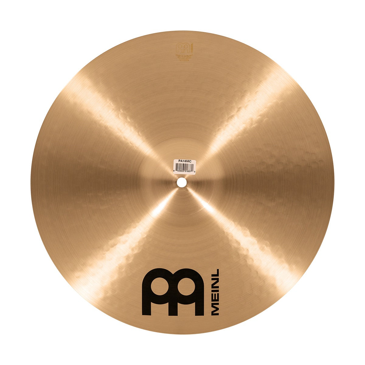 Platillo crash Meinl Pure Alloy PA16MC de 16 pulgadas, imagen oficial adicional 4