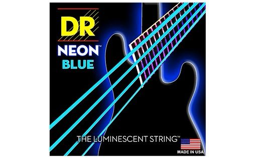 Encordado DR Neon Blue Bajo 5 Cuerdas NBB5 45-125