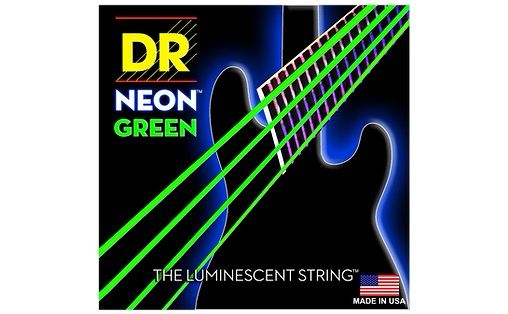 Encordado DR Neon Green Bajo 5 Cuerdas NGB5 45-125