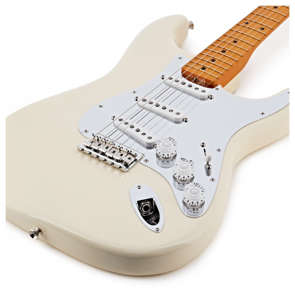 GUITARRA ELECTRICA FENDER NILE RODGERS STARTO HITMAKER BEIGE