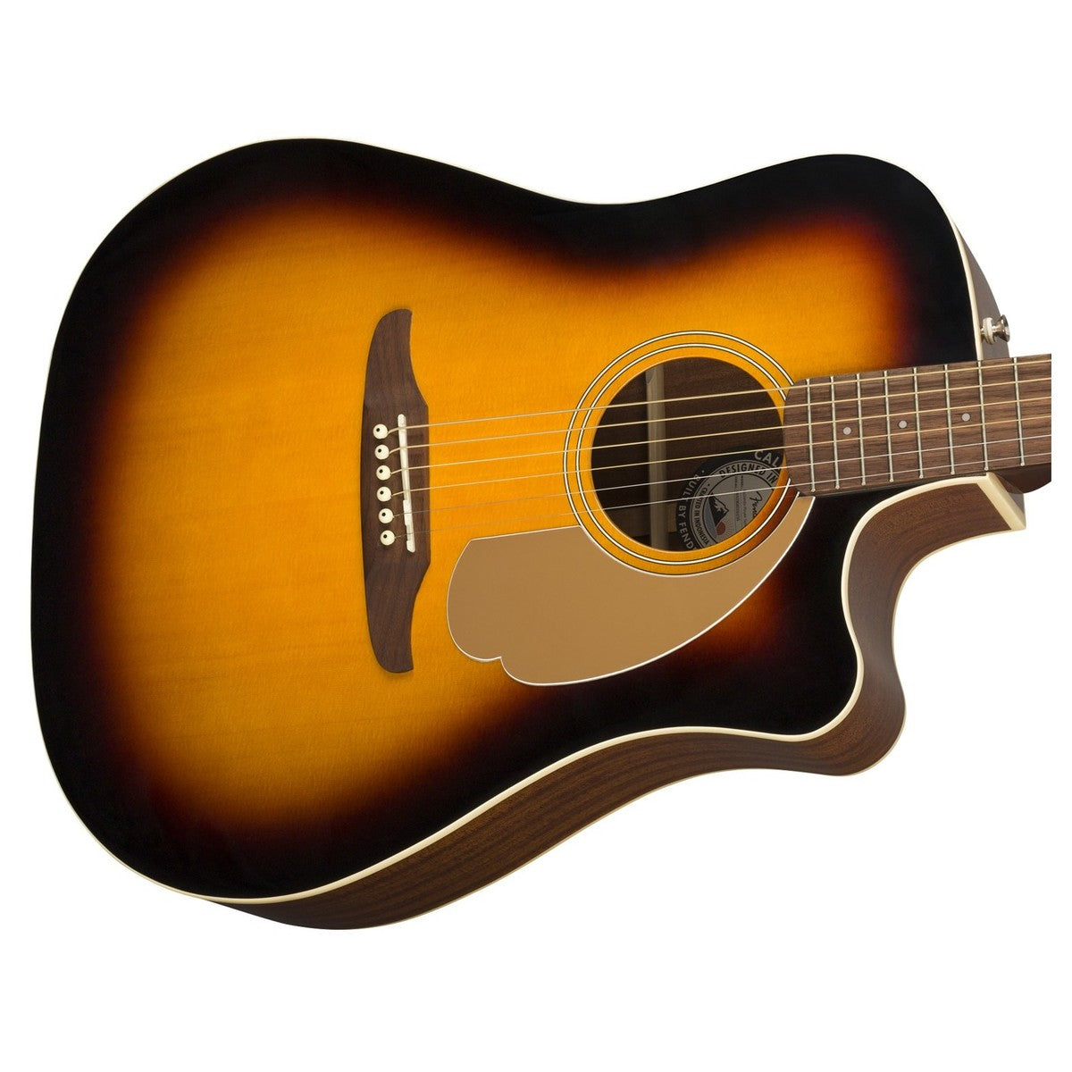 Guitarra Electroacústica Fender Redondo Player Sunburst