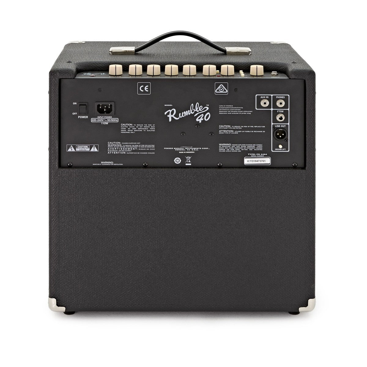 AMPLIFICADOR FENDER RUMBLE 40, imagen 2