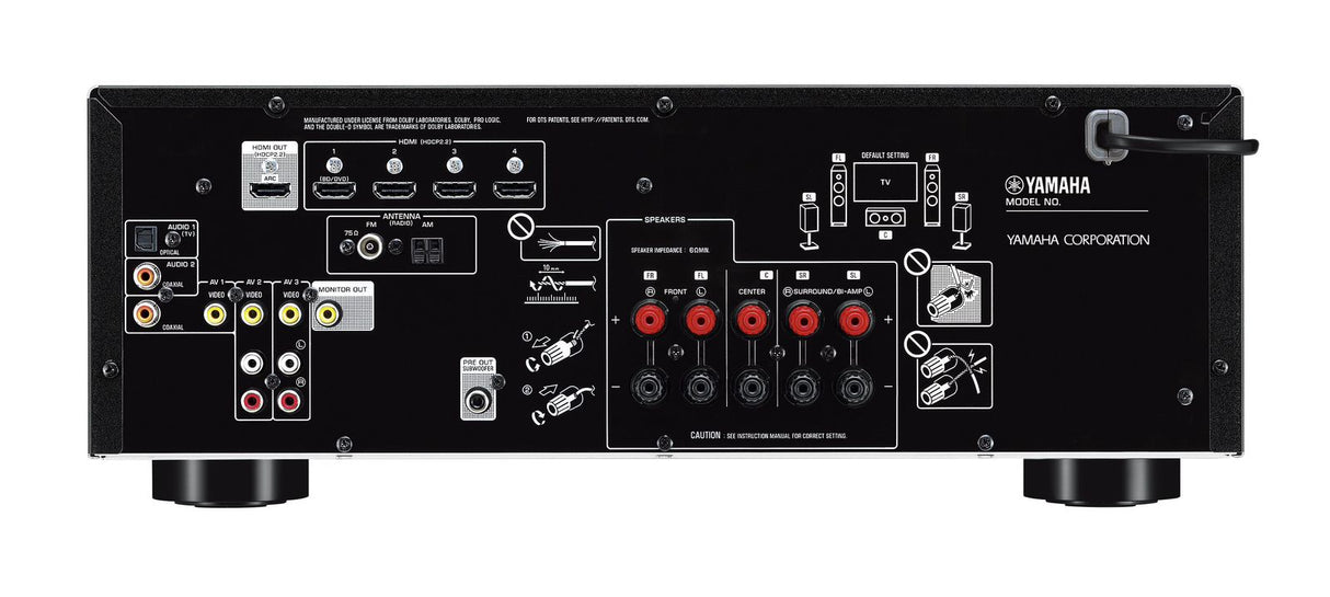 Receptor de Audio y Video 5.1 Yamaha RX V385