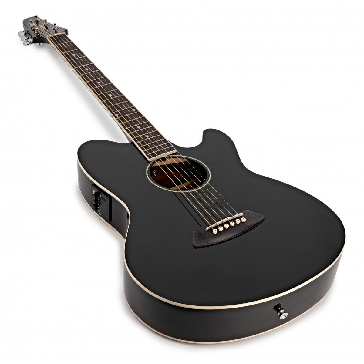 GUITARRA ELECTROACUSTICA IBAÑEZ TCY10E -BK NEGRA, imagen 4