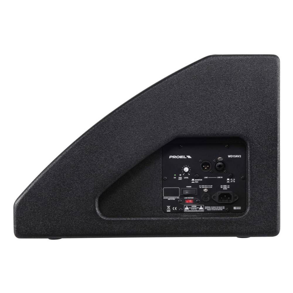 Monitor de Piso Proel WD15AV2 Activo, vista completa 2
