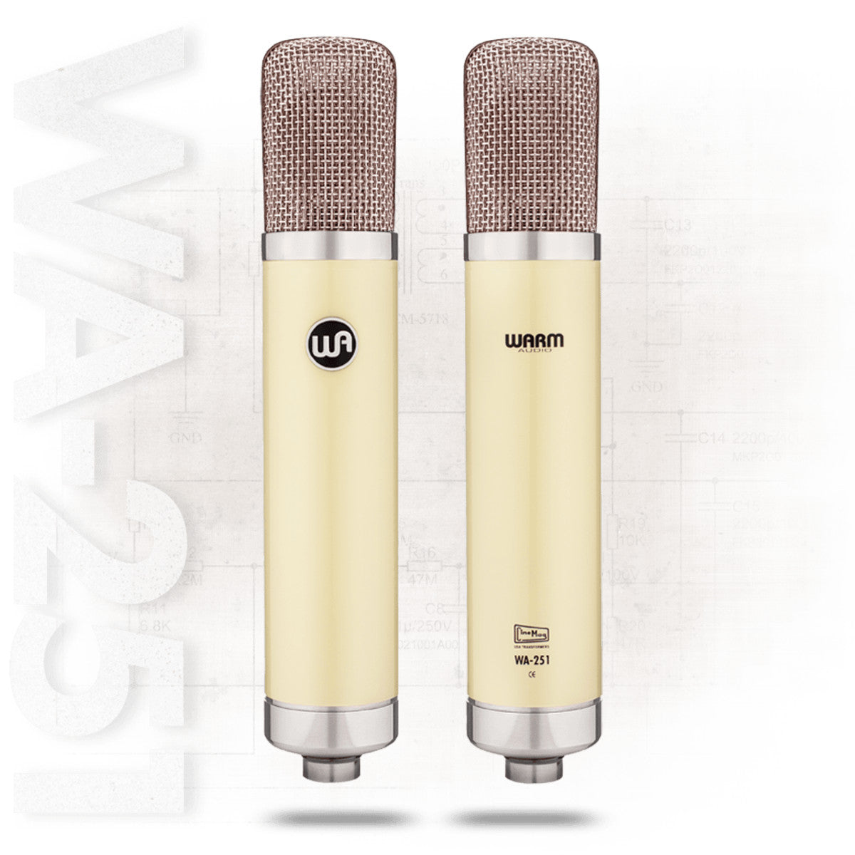 Warm Audio WA-251, vistas frontal y posterior
