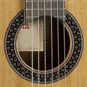 Guitarra Alhambra 1 C – detalle de la roseta