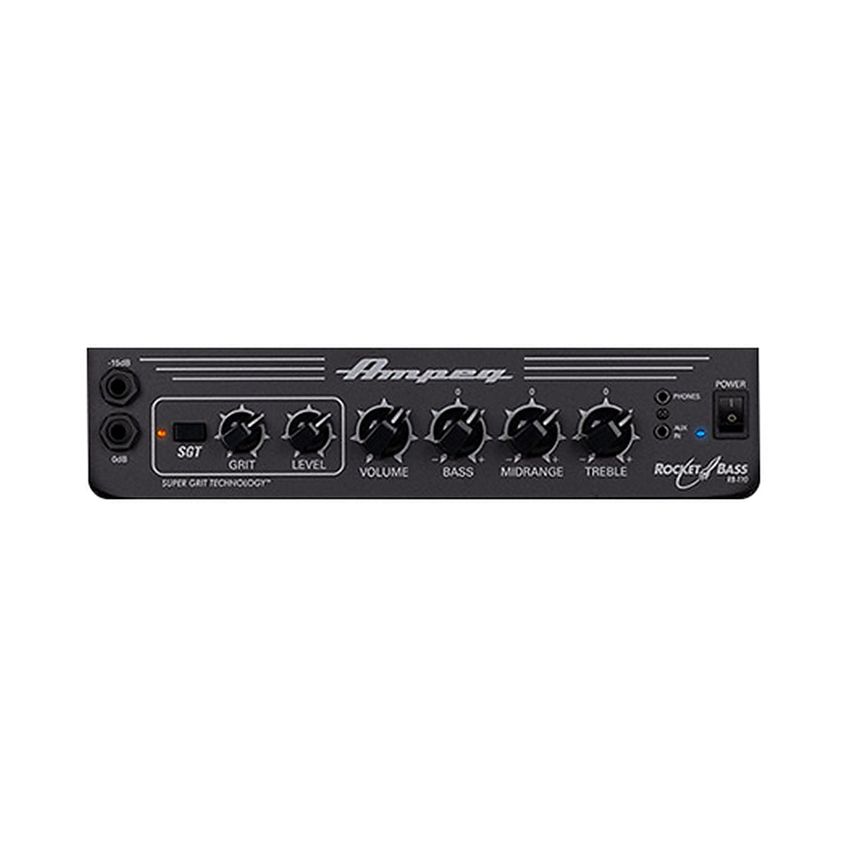 Panel de controles del amplificador Ampeg Rocket Bass RB-110