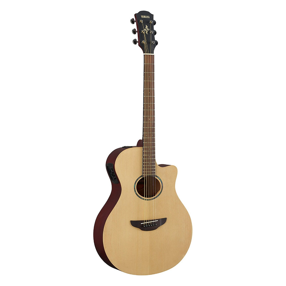 Guitarra electroacústica Yamaha APX600M Natural Satin vista frontal