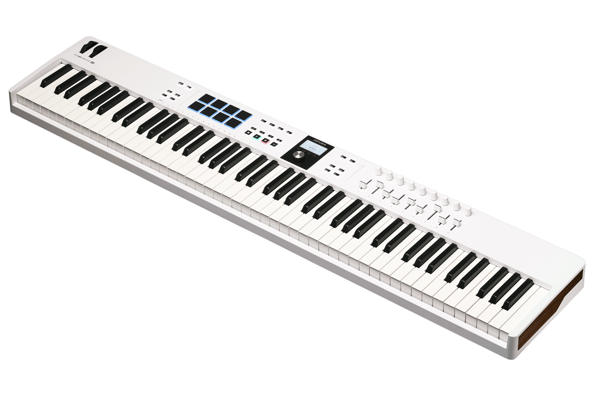 Controlador MIDI Arturia KeyLab Essential 88 mk3 blanco, vista adicional 2