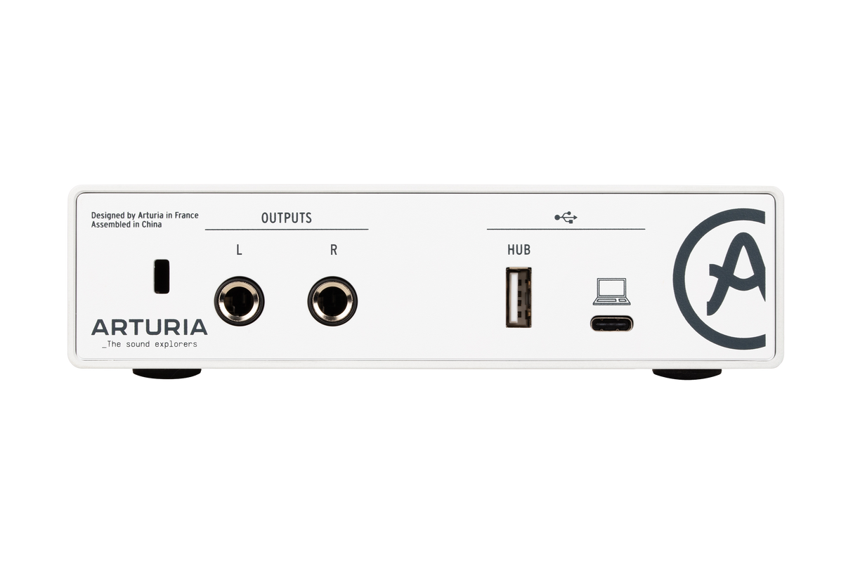 Interfaz de audio Arturia MiniFuse 1 blanca, vista adicional 1