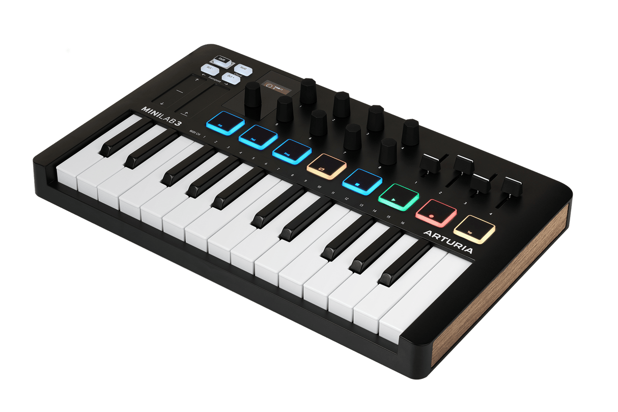 Controlador MIDI Arturia MiniLab 3 negro, vista adicional 2