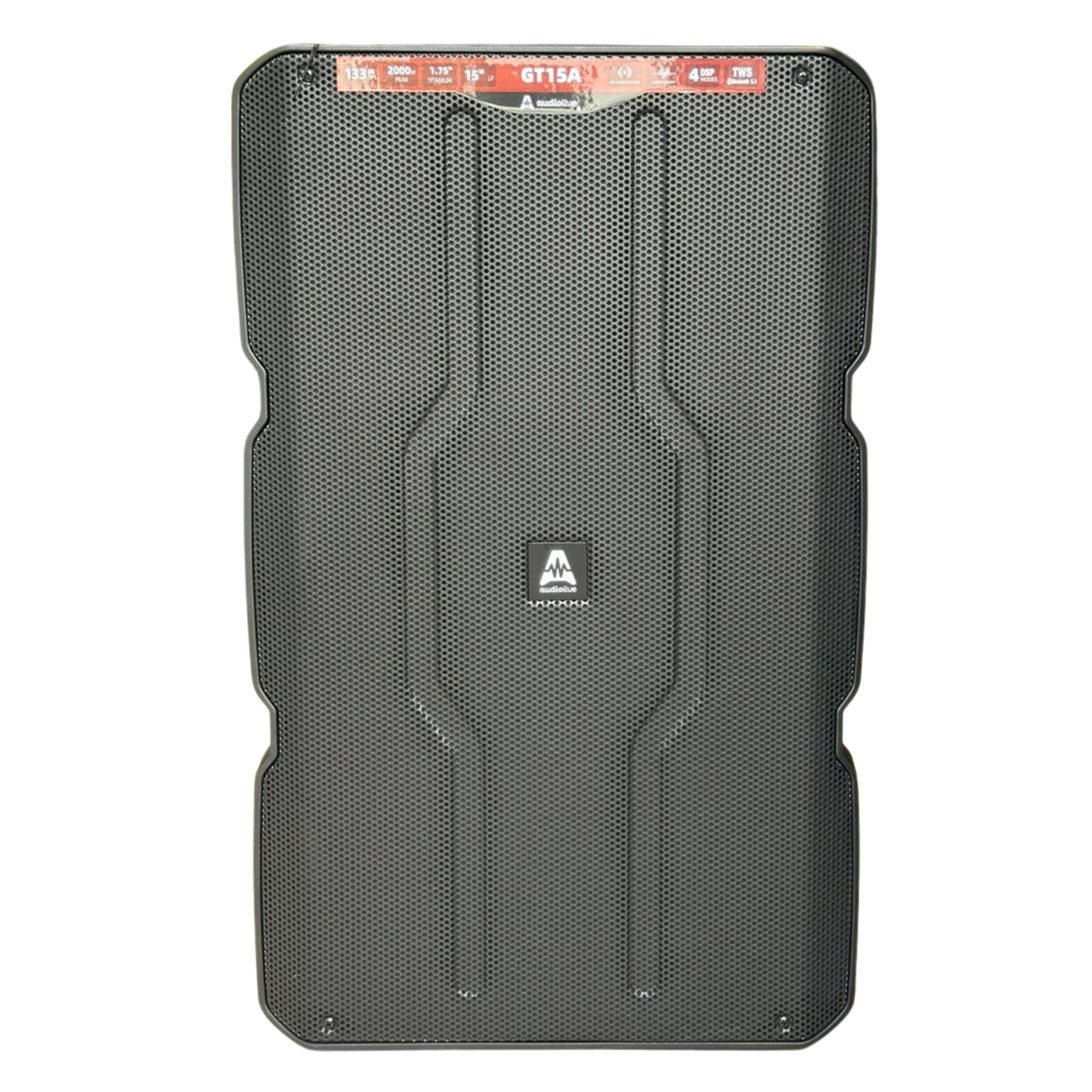 Cabina Audiolive GT15A, vista frontal