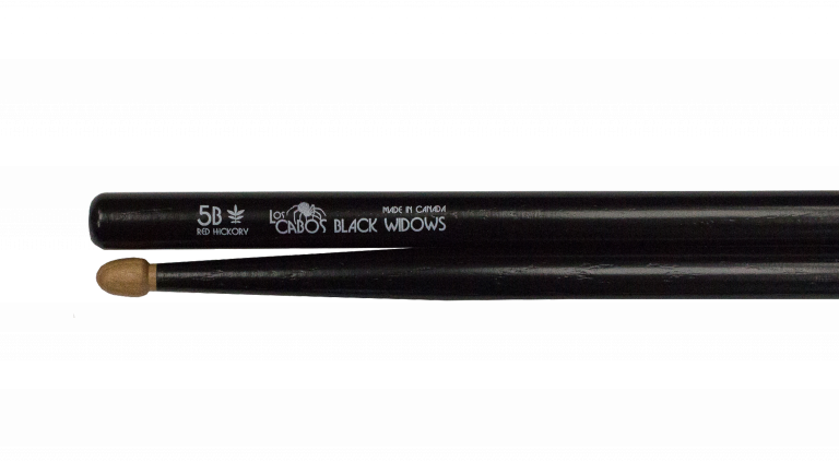 Baquetas Los Cabos 5B Black Widows Red Hickory
