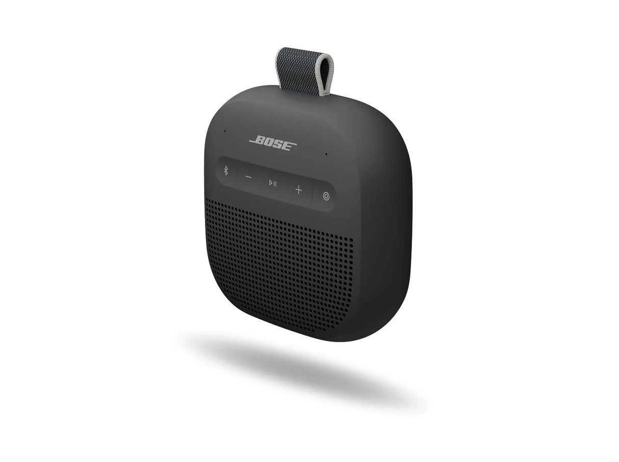 Parlante Bose SoundLink Micro de segunda generación negro, vista de detalle