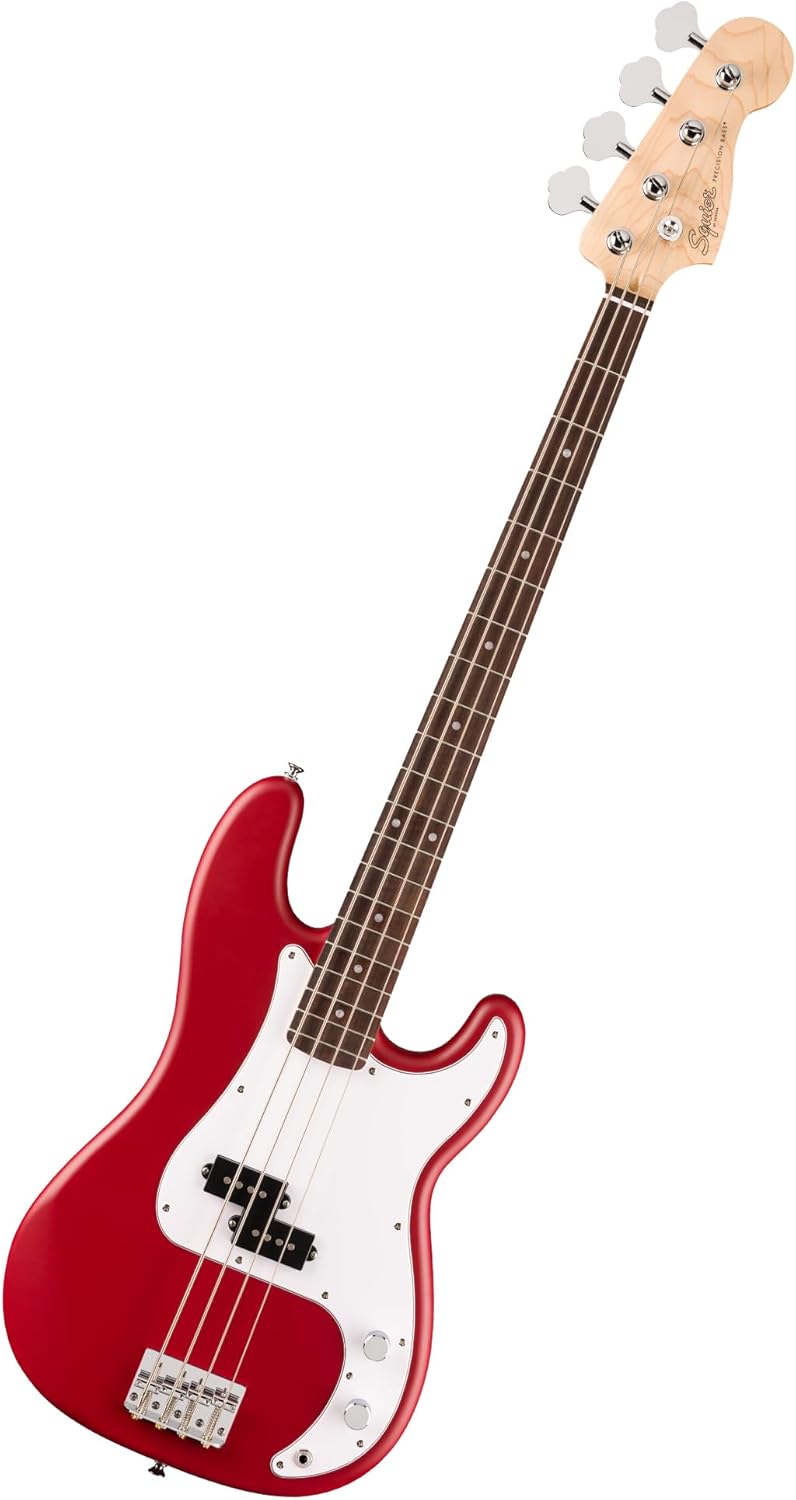 Bajo Eléctrico Fender Squier Debut Precision Rojo