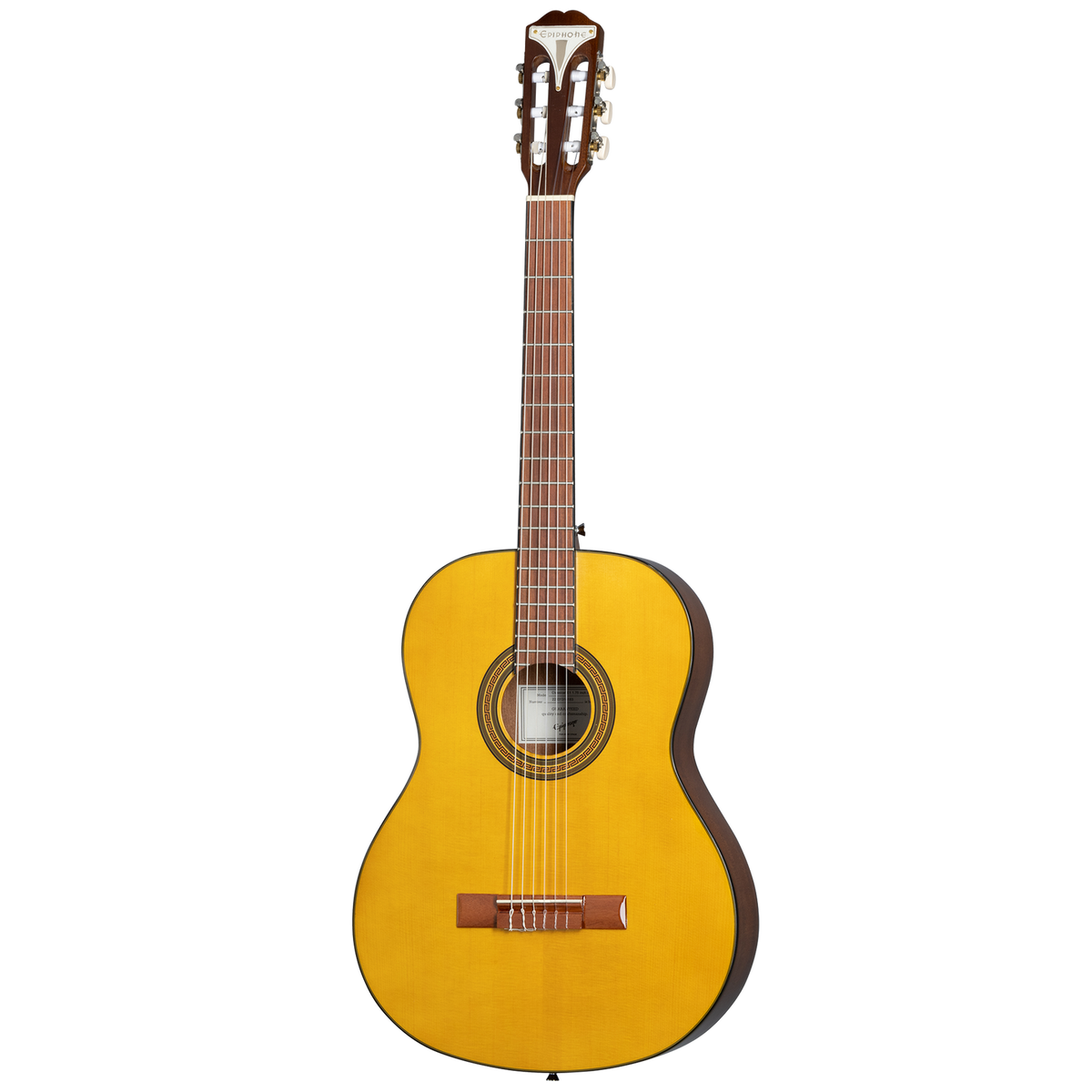 Epiphone Classical E1 Antique Natural, vista frontal completa