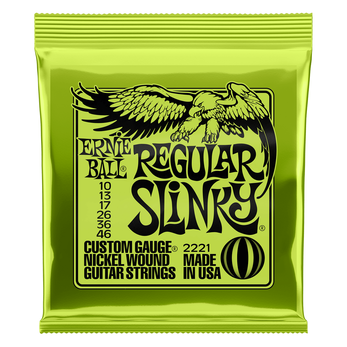 ENCORDADO ERNIE BALL 2221 - vista frontal