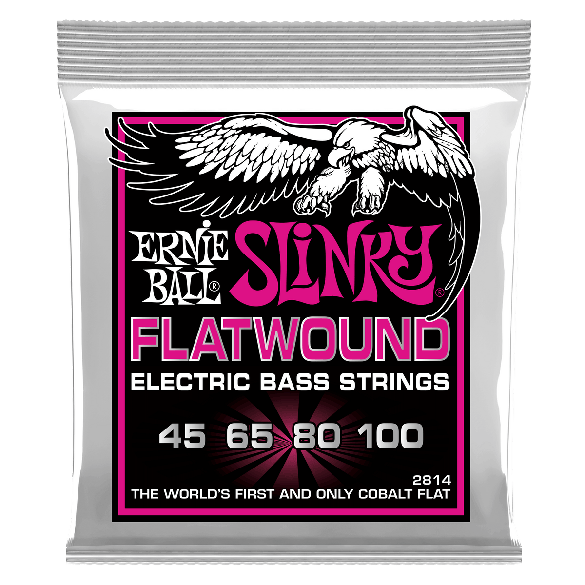 ENCORDADO ERNIE BALL 2814 FLAT WOUND - vista frontal