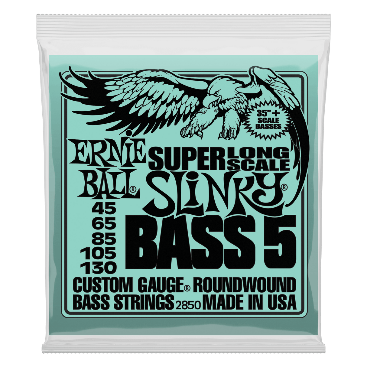 ENCORDADO ERNIE BALL 2850 BAJO 5C - vista frontal